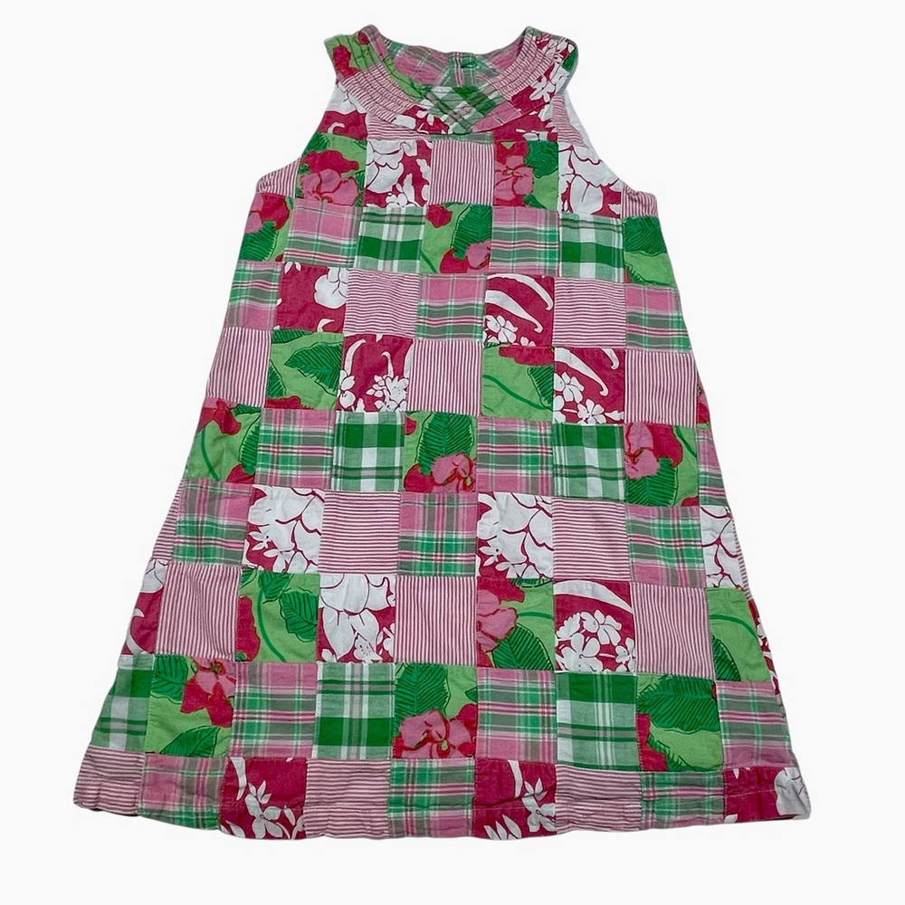 Savannah Girls Dress Patchwork Size 8 Coastal Beach Summer Resort Colourful READ